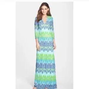 Lilly Pulitzer Lamora Knit Lace Maxi, EUC, Large